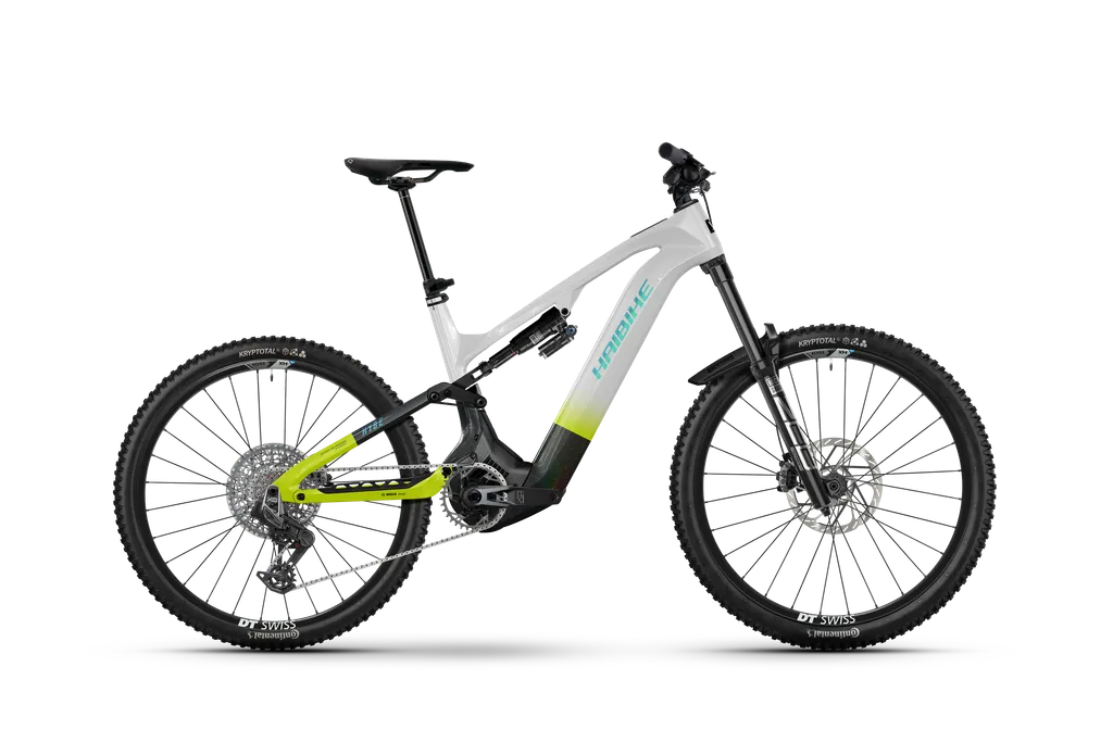 HAIBIKE HYBE CF 11 HIGH sparkling white/splatter blk/radiant green-glossy 2026 