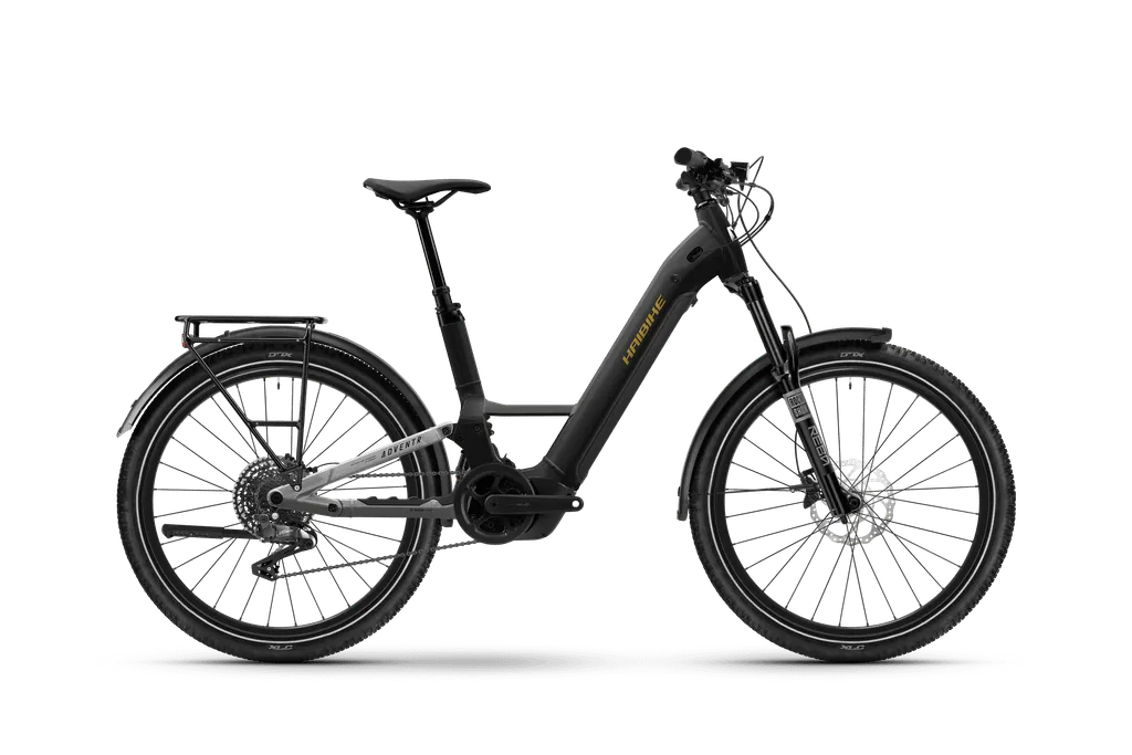 HAIBIKE ADVENTR 6 LOW sparkling black/platinum chrome - glossy 2026