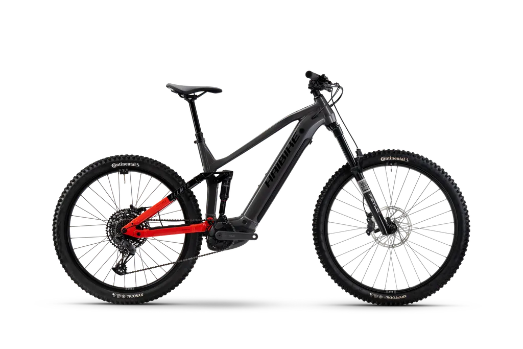 HAIBIKE ALLMTN 4 HIGH silver/red/black - glossy 2026