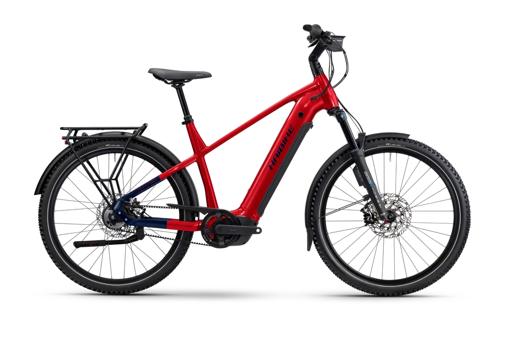 HAIBIKE TREKKING 9 ABS HIGH dynamite red/blue - glossy 2026