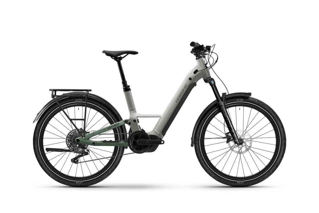 HAIBIKE ADVENTR 4 LOW grey/bamboo green - glossy&matt 2026