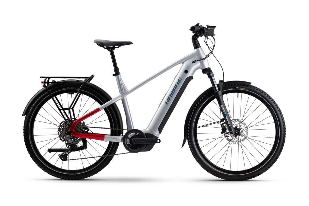 HAIBIKE TREKKING 7 HIGH / C1 soft grey/red/blue - glossy 2026