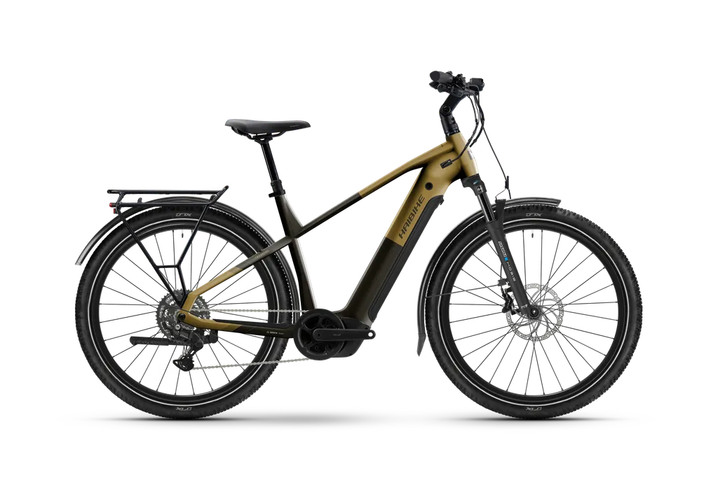 HAIBIKE TREKKING 7.5 HIGH black/gold - matt 2026