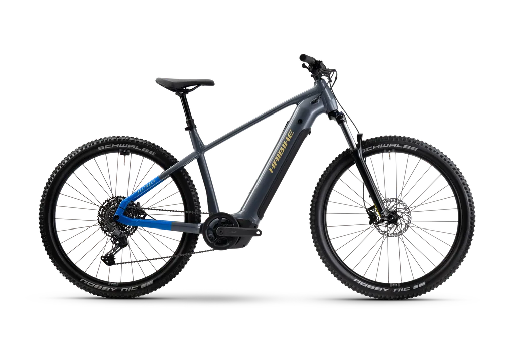 HAIBIKE ALLTRACK 6.5 grey/blue/yellow - glossy 2026  
