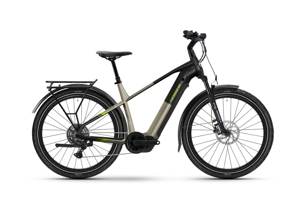HAIBIKE TREKKING 4 HIGH calm sand/lime - glossy 2026