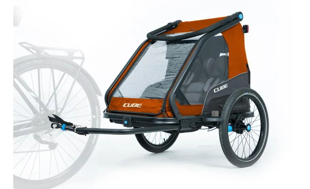 CUBE Remorque Kids Trailer Double CMPT X Actionteam