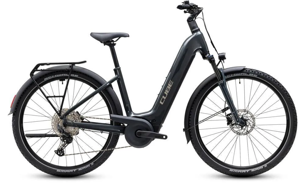 CUBE Nuride Hybrid Performance 720 blanc métallisé et gris