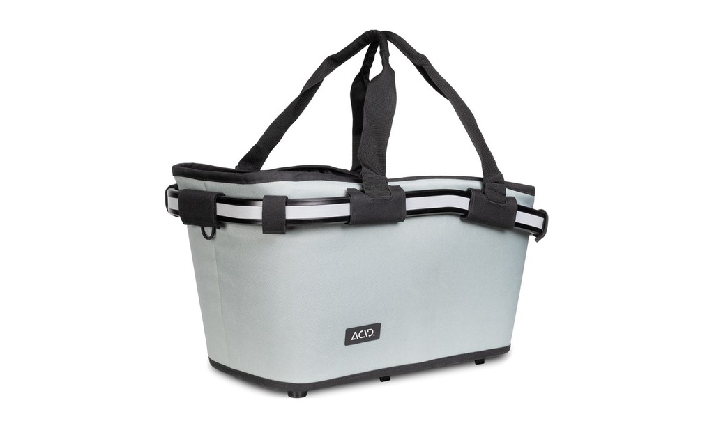 ACID Panier de porte-bagages CITY 20 RILink — gris